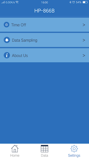 Screenshot of INTELLIGENT ANEMOMETER
