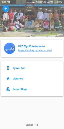 UCS Tgo Vote Admin
