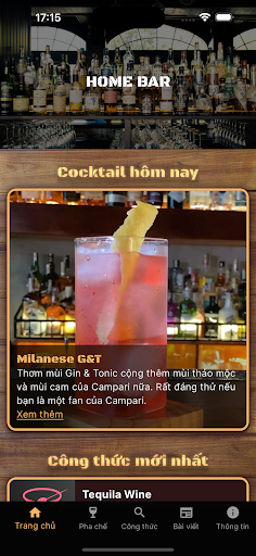 Android application Home Bar screenshort