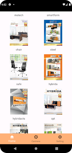 Android application catalog screenshort
