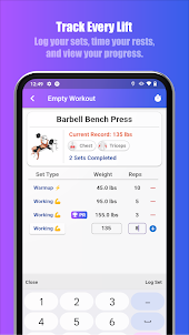 Bench Gym Log: Workout Tracker