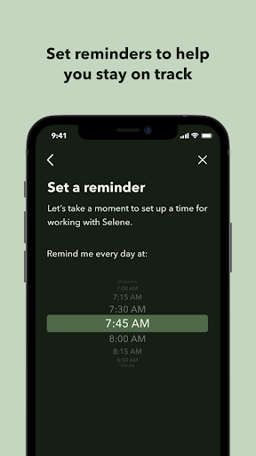 Selene-C Migraine Study App Screen 3