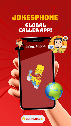 Android application Jokes Phone - Prank Call App screenshort