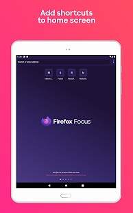 Firefox Focus: No Fuss Browser स्क्रीनशॉट