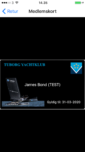 Android application TuborgYachtklub screenshort