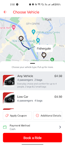 Dash: Request A Ride Screen 3