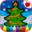 Paint By Number Christmas Game