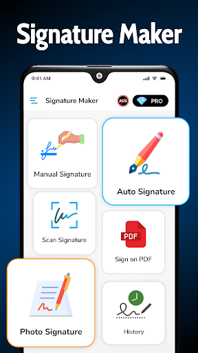Android application Signature Maker: Sign Creator screenshort