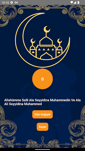 Android application Zikirmatik - Tasbeeh Counter screenshort