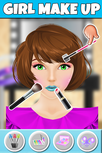 Android application Celebrity Girl DressUp Contest screenshort