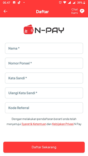 NPay - Agen Pulsa PPOB Screen 2