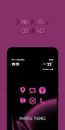 Android application Pink Patch Icon Pack screenshort