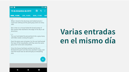 Vista previa de la aplicación