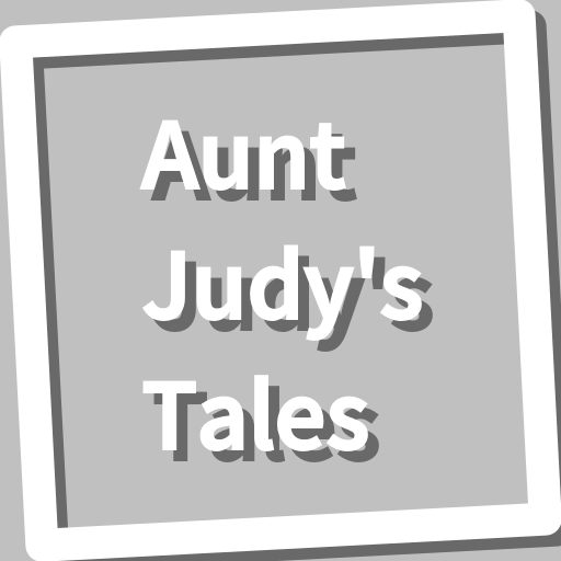 Book, Aunt Judys Tales logo