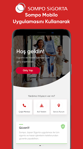 Android application Sompo Mobilo screenshort