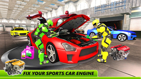 Robot Car Mechanic Workshop Games - Car Games(圖1)-速報App