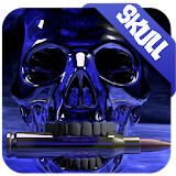 Metal iron skull  theme icon