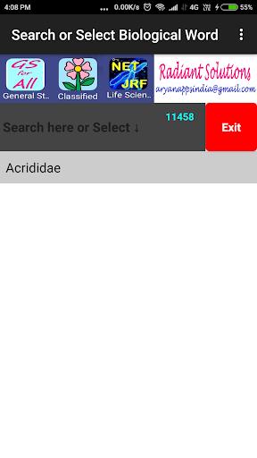 Dictionary of Life Sciences Screen 2