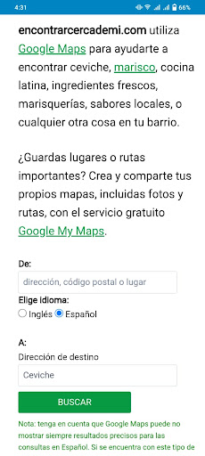 Buscador Cercano Screen 2