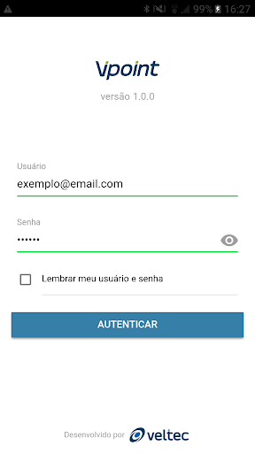 Android application Vpoint screenshort