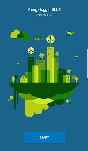 Android application Energy Logger BLUE screenshort