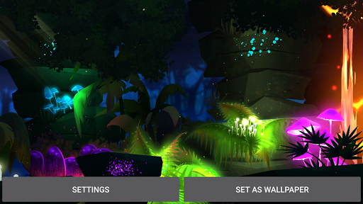 Firefly Jungle Live Wallpaper