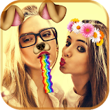 Snap Face Filter and Dog Face icon