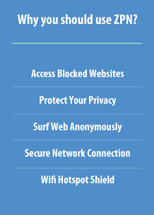 Free VPN Proxy - ZPN Screenshot