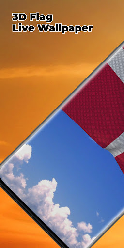 Android application Denmark Flag Live Wallpaper screenshort