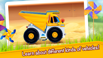Cars in Sandbox (app 4 kids)