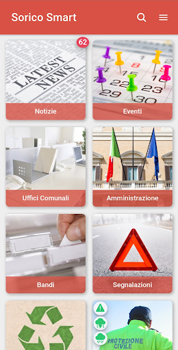 Android application Sorico Smart screenshort