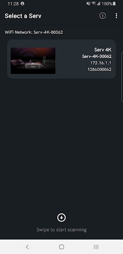 Android application Teradek Serv screenshort