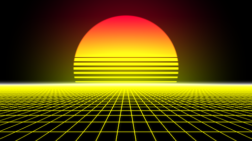 Screenshot of Retrowave Live Wallpapers