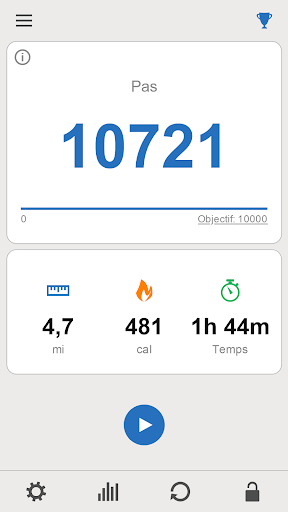 Pédomètre - Compteur de Pas ekran görüntüsü