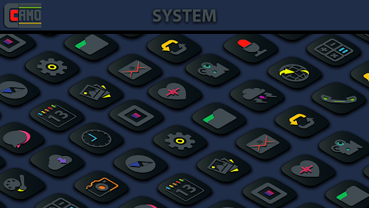 Camo Dark Icon Pack 1.2.3 (Patched)