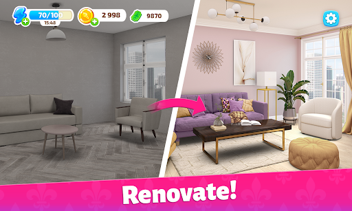 Color Home Design Makeover - paint your love story screenshots 13