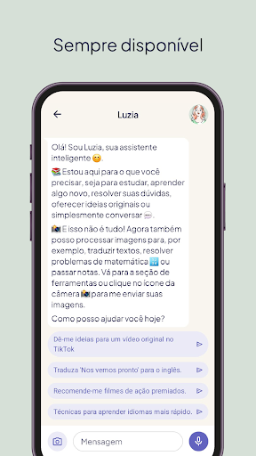 Luzia: Sua Assistente de IA — Screenshot 3