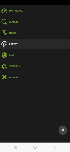 Android application ForestMan screenshort