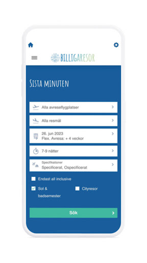 BilligaResor: Resa billigare Screen 3