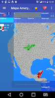 screenshot of Map of North America