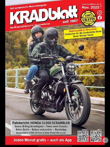 KRADblatt Motorradmagazin Screen 2