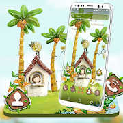 Home Coconut Tree Launcher Theme