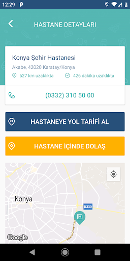 Konya Şehir Hastanesi Screen 2