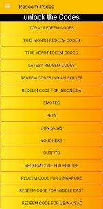 Redeem Codes 5