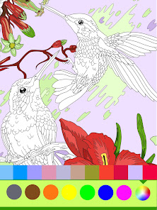 Screenshot 5 Libro para colorear pájaros android