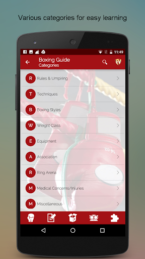 Boxing Dictionary Screen 2