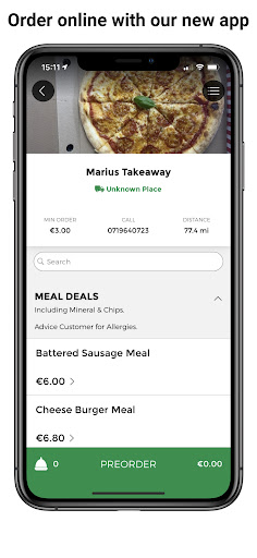 Marius Takeaway Screen 2