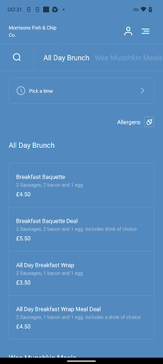 Morrisons Fish & Chips Co Screen 3