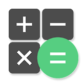 チェキデン゠ク 計算式と履歴が見れるシンプル電卓！ icon