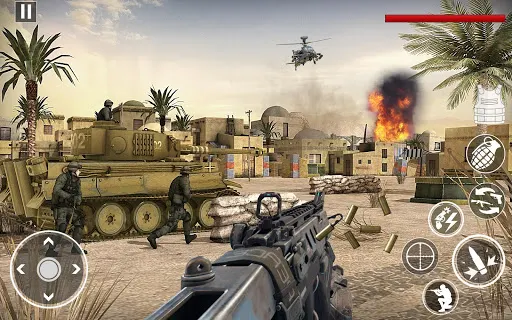 World War Pacific Gun Games Screenshot 1